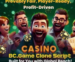 BC Game Clone Platform – Next-Gen Casino with Real-Time Crypto Betting Features