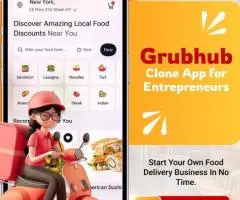 Launch Food Delivery Business with Grubhub Clone in 7 Days