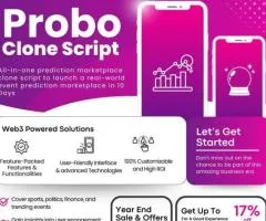 Build a thriving prediction platform using Plurance’s advanced Probo Clone Script!
